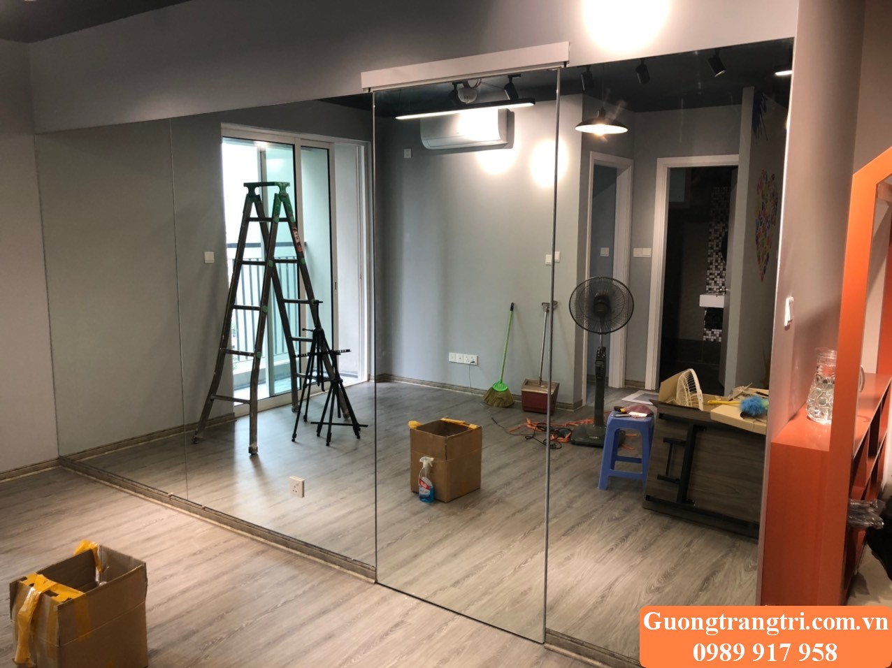 guongtrangtri.com.vn_17 gương phòng tập, gương tập múa, gương tập gym, gương tập yoga, gương tấm, gương bỉ