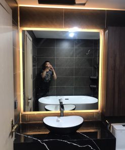 gương đèn led cảm ứng, gương bỉ, gương đèn led nhà tắm