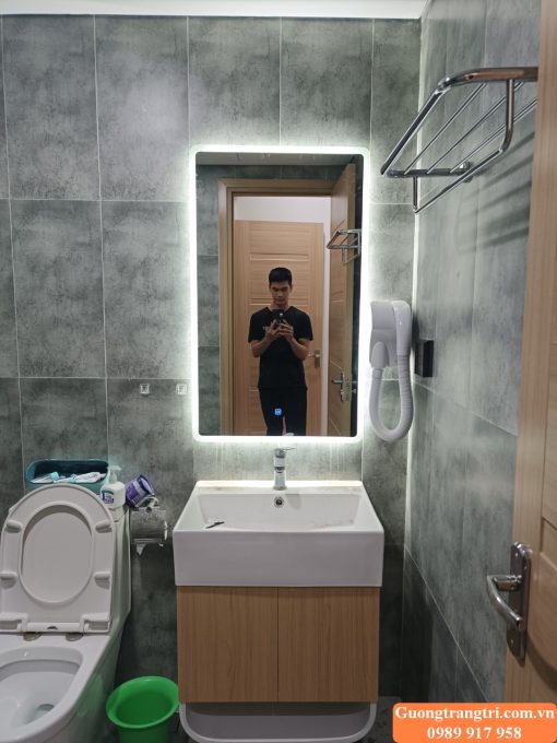 gương nhà tắm, gương đèn led, gương trang trí, gương bỉ