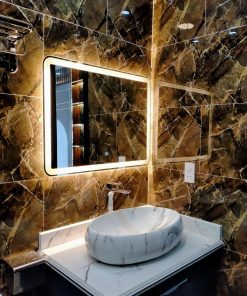 gương đèn led, gương nhà tắm, gương bỉ