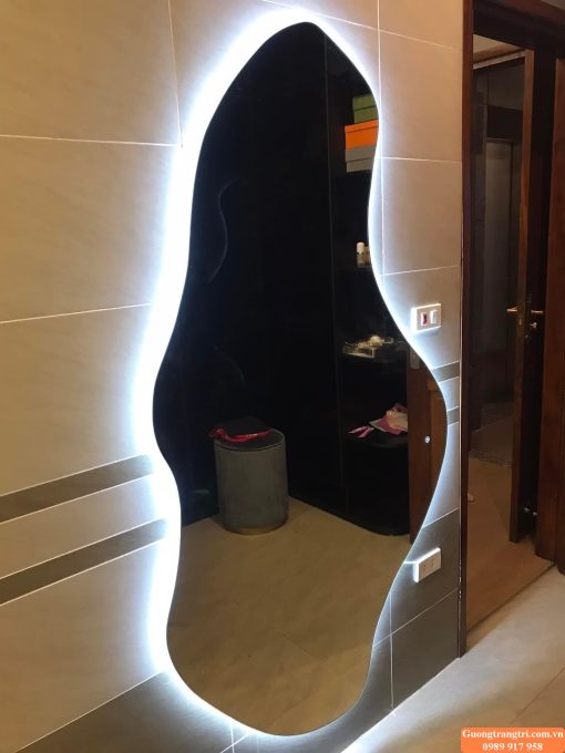 gương soi toàn thân, gương bỉ, gương đèn led, gương soi toàn thân đèn led