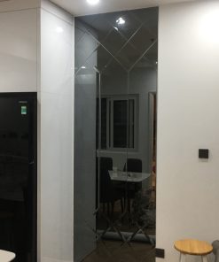 gương bỉ, gương bỉ màu đen, gương dán tường, gương trang trí