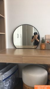 gương viền nhôm, gương bỉ, gương bàn trang điểm, gương bàn phấn