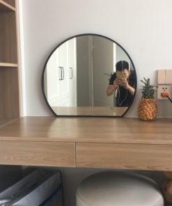 gương viền nhôm, gương bỉ, gương bàn trang điểm, gương bàn phấn