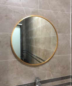 gương viền nhôm, gương khung nhôm, gương tròn nhà tắm, gương bỉ, gương phòng tắm