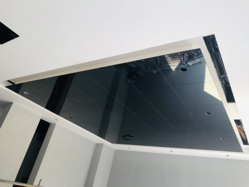 gương dán trần, gương bỉ màu đen