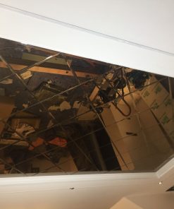 Gương dán trần, gương Bỉ màu trà
