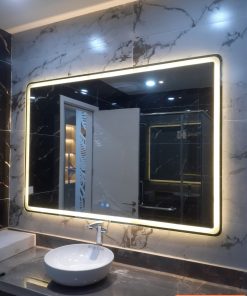 Gương trang trí, gương Bỉ , Gương nhà tắm đèn led, gương led thông minh