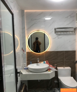 Gương Đèn Led - Gương Nhà Tắm- Gương Bỉ Hình Tròn