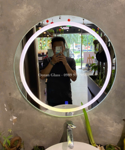 gương đèn led, gương nhà tắm, gương bỉ, gương hình tròn, gương treo tường